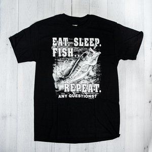 Frenz Shirt Company - Eat. Sleep. Fish…Repeat Tee